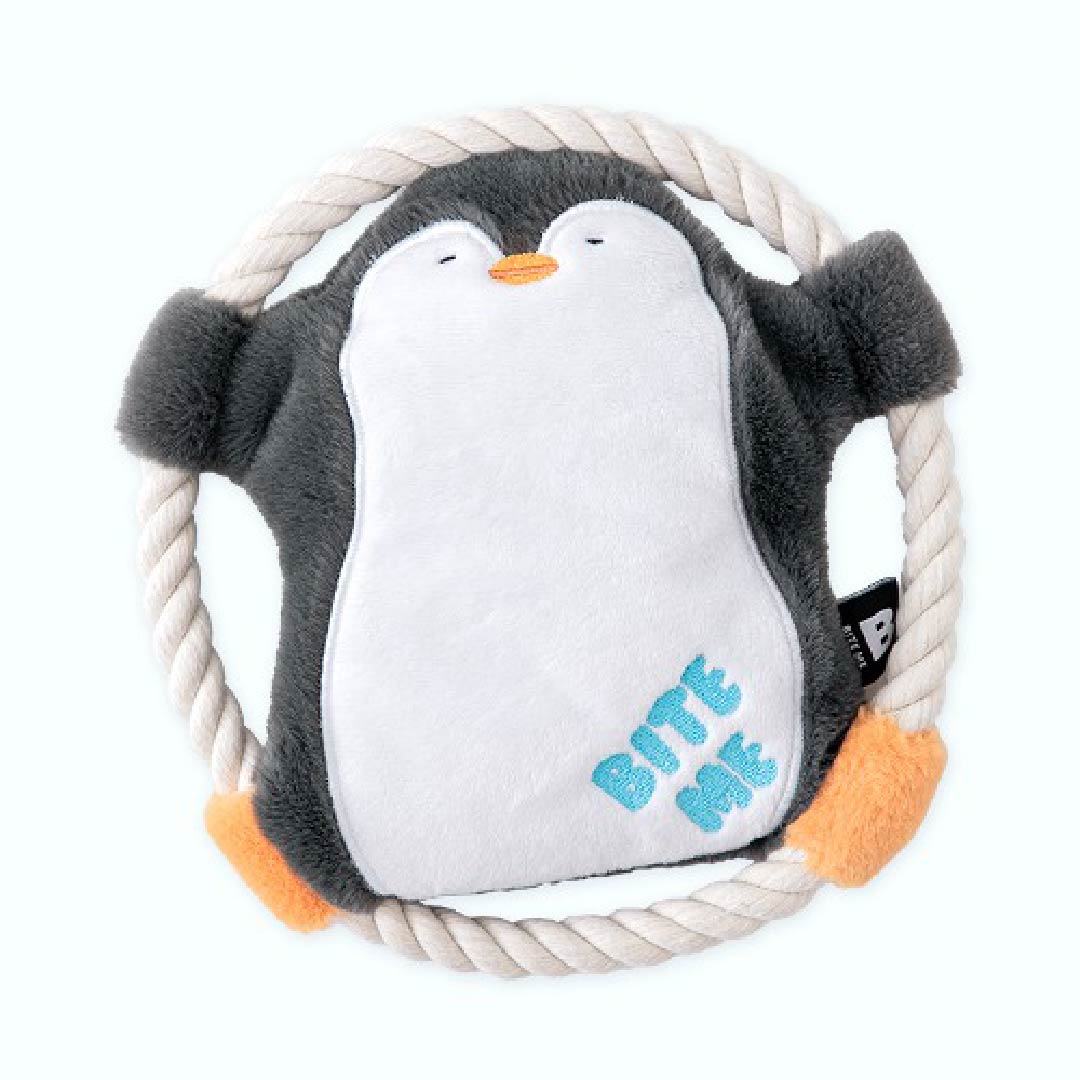 ペンギンのロープおもちゃ