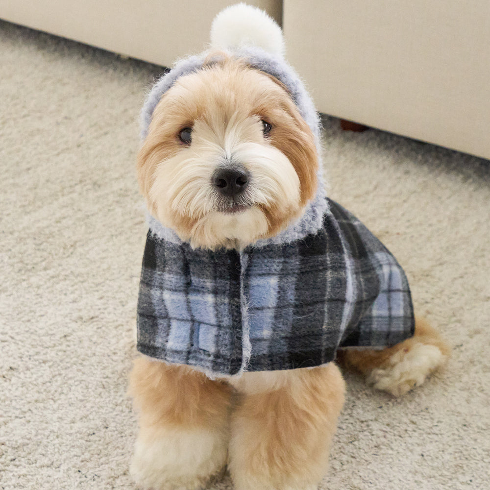 BENNYS(べニーズ) FLUPPY HOOD CHECK CAPE