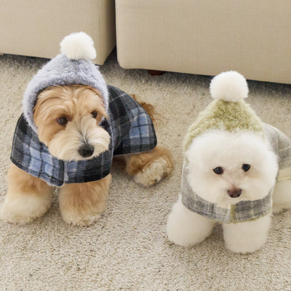 BENNYS(べニーズ) FLUPPY HOOD CHECK CAPE
