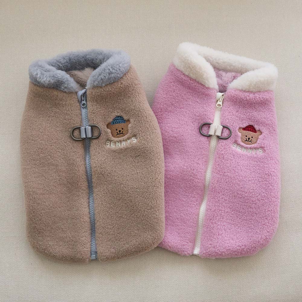 BENNYS(べニーズ) ファジー ハーネス ジャンパー(ベージュ)