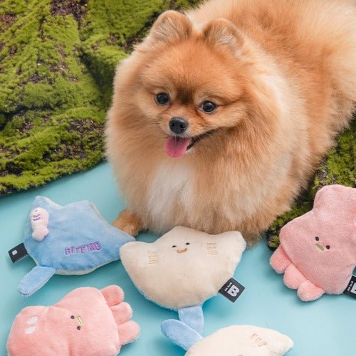 BITE ME (バイトミー) 海のお友だちおもちゃ エイ&イカ | 音が鳴るおもちゃ