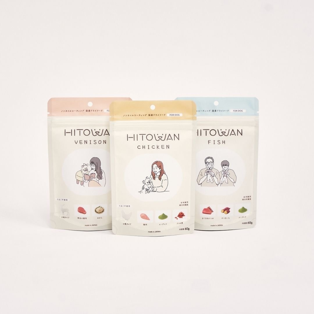 【送料無料!!】初回限定 | 3種類から選べるお試しセット(鰹と薩摩芋 / 鹿肉とおから / チキン)