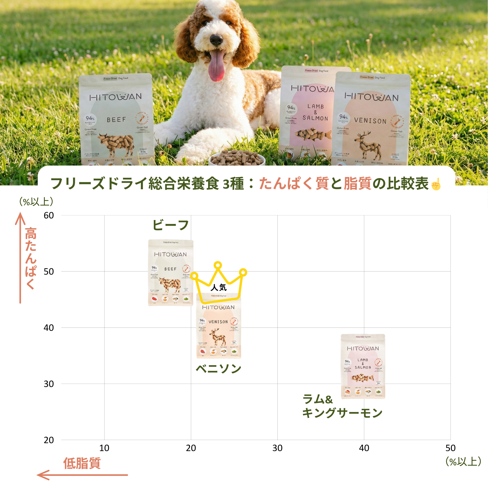 生食フリーズドライ ビーフ | 選べる3サイズ