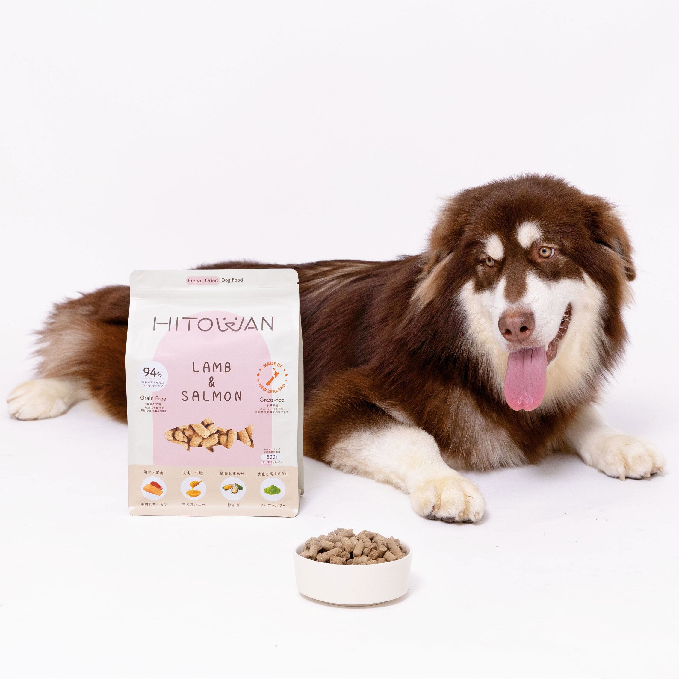 生食フリーズドライ ラム&キングサーモン | 選べる3サイズ