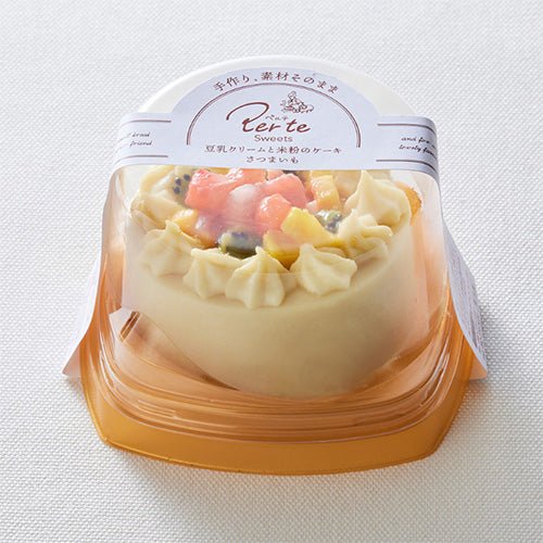 per te sweets(ペルテスイーツ) 豆乳クリームと米粉のケーキ