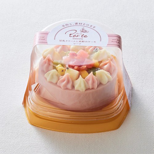 per te sweets(ペルテスイーツ) 豆乳クリームと米粉のケーキ
