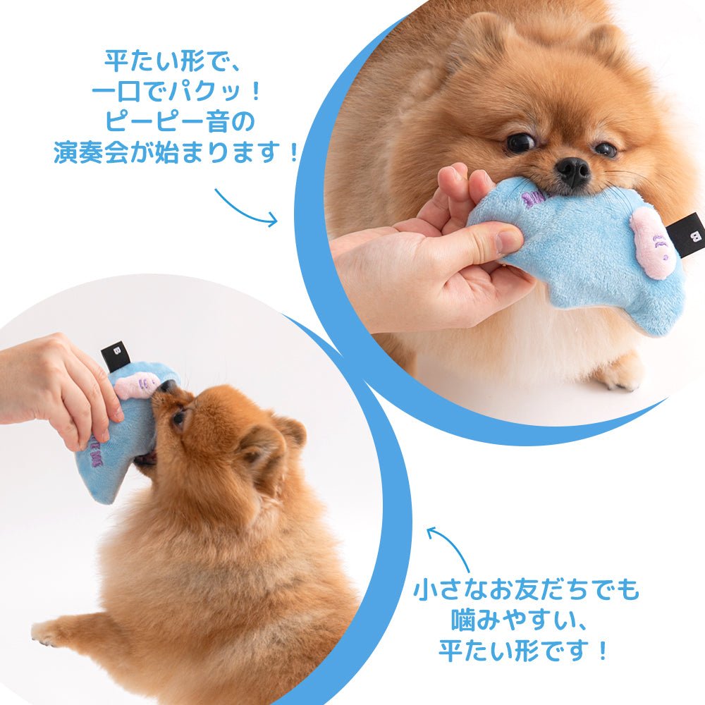 BITE ME (バイトミー) 海のお友だちおもちゃ エイ&イカ | 音が鳴るおもちゃ