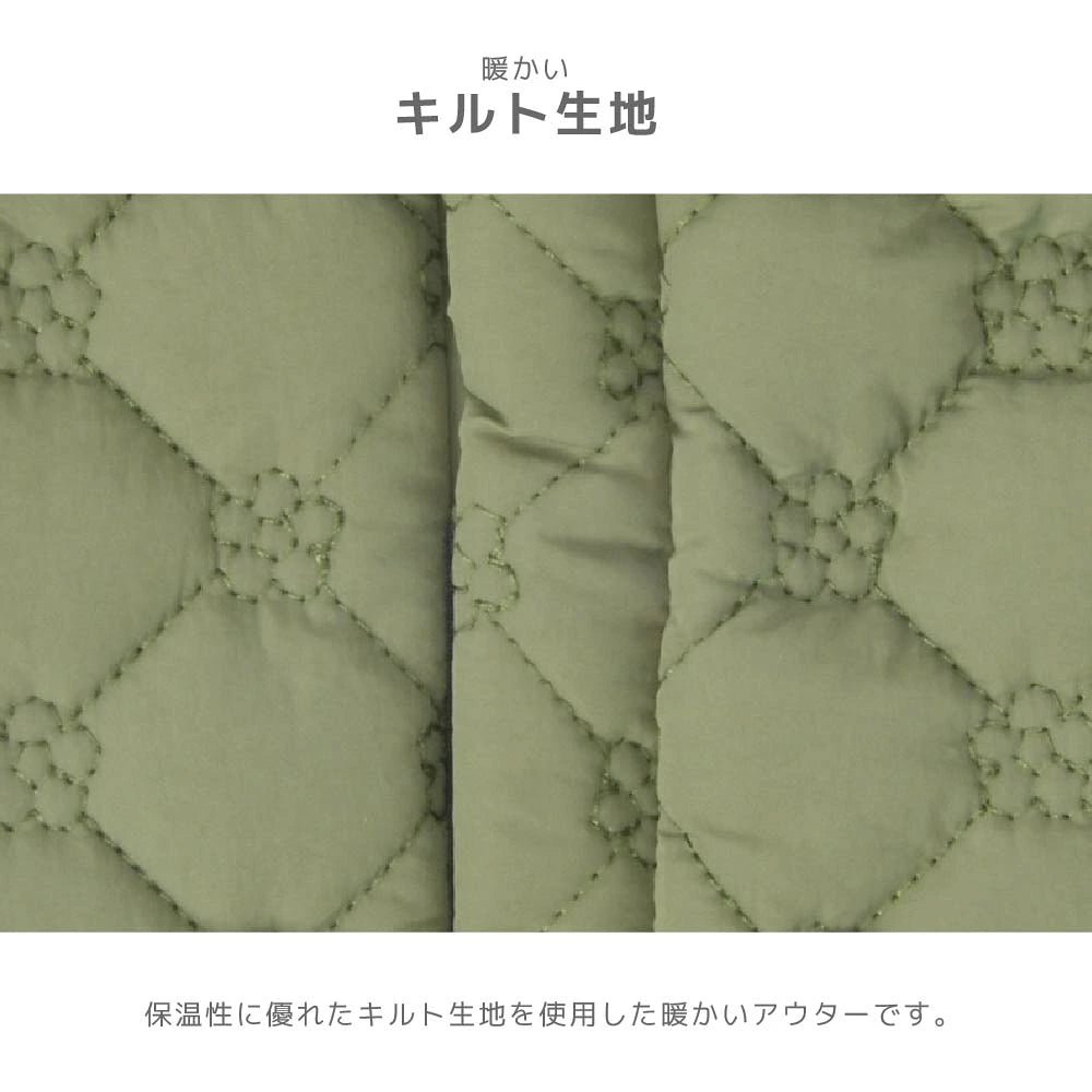 TINOTITO(ティノティート) 花柄キルトアウター