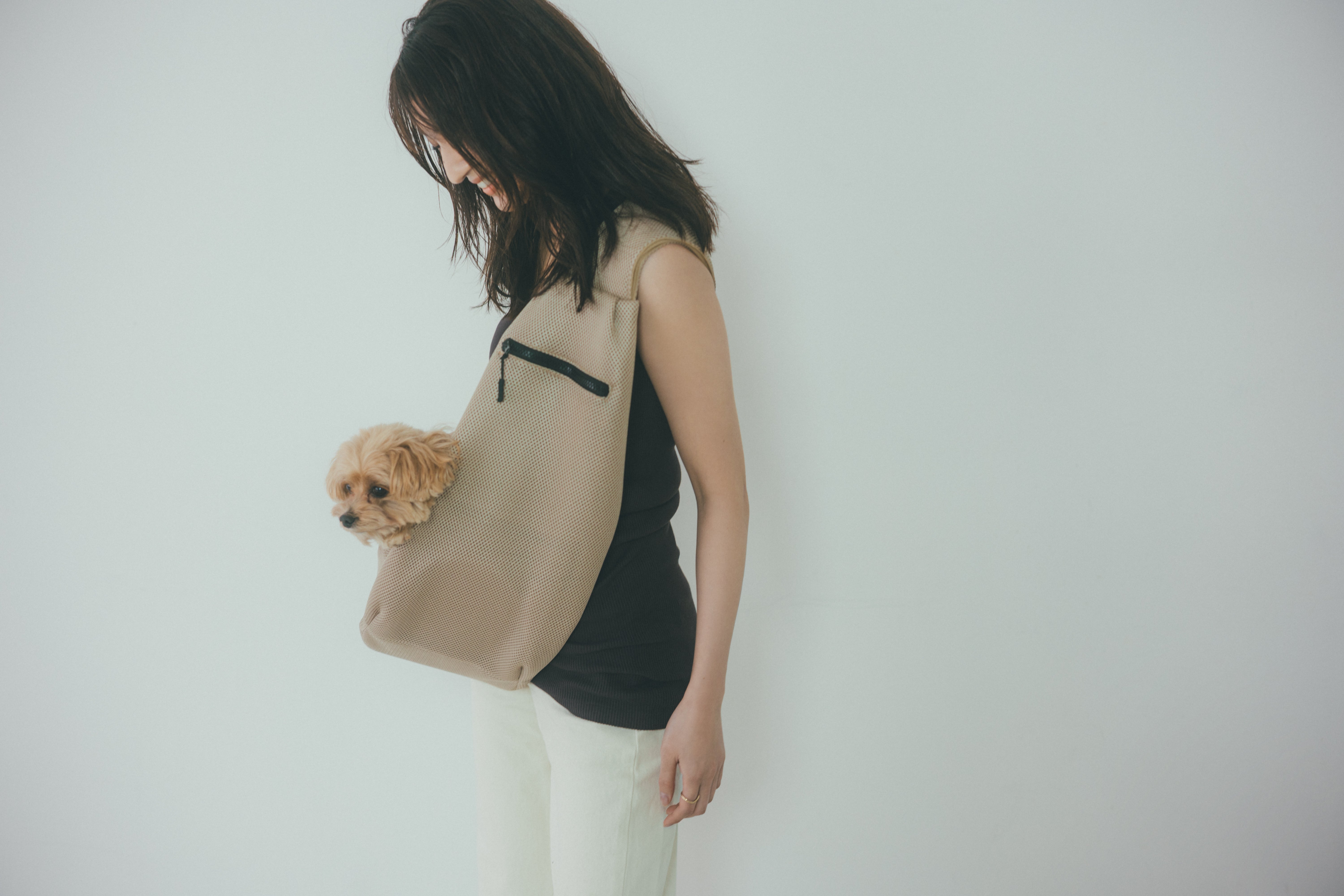 MATIE/ メッシュスリングバッグ・ペットキャリーバッグ MATIE(メイティ)/ メッシュスリングバッグ・ペットキャリーバッグ