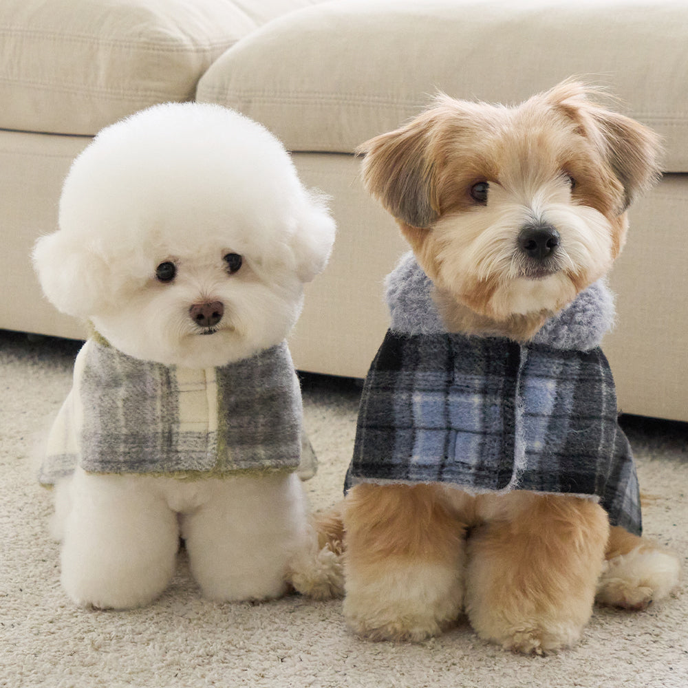 BENNYS(べニーズ)  FLUPPY HOOD CHECK CAPE