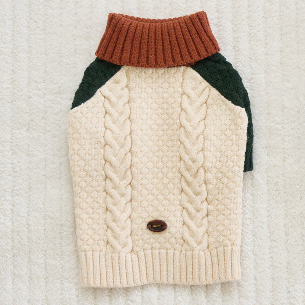 BENNYS(べニーズ)  CLASSIC CABLE KNIT