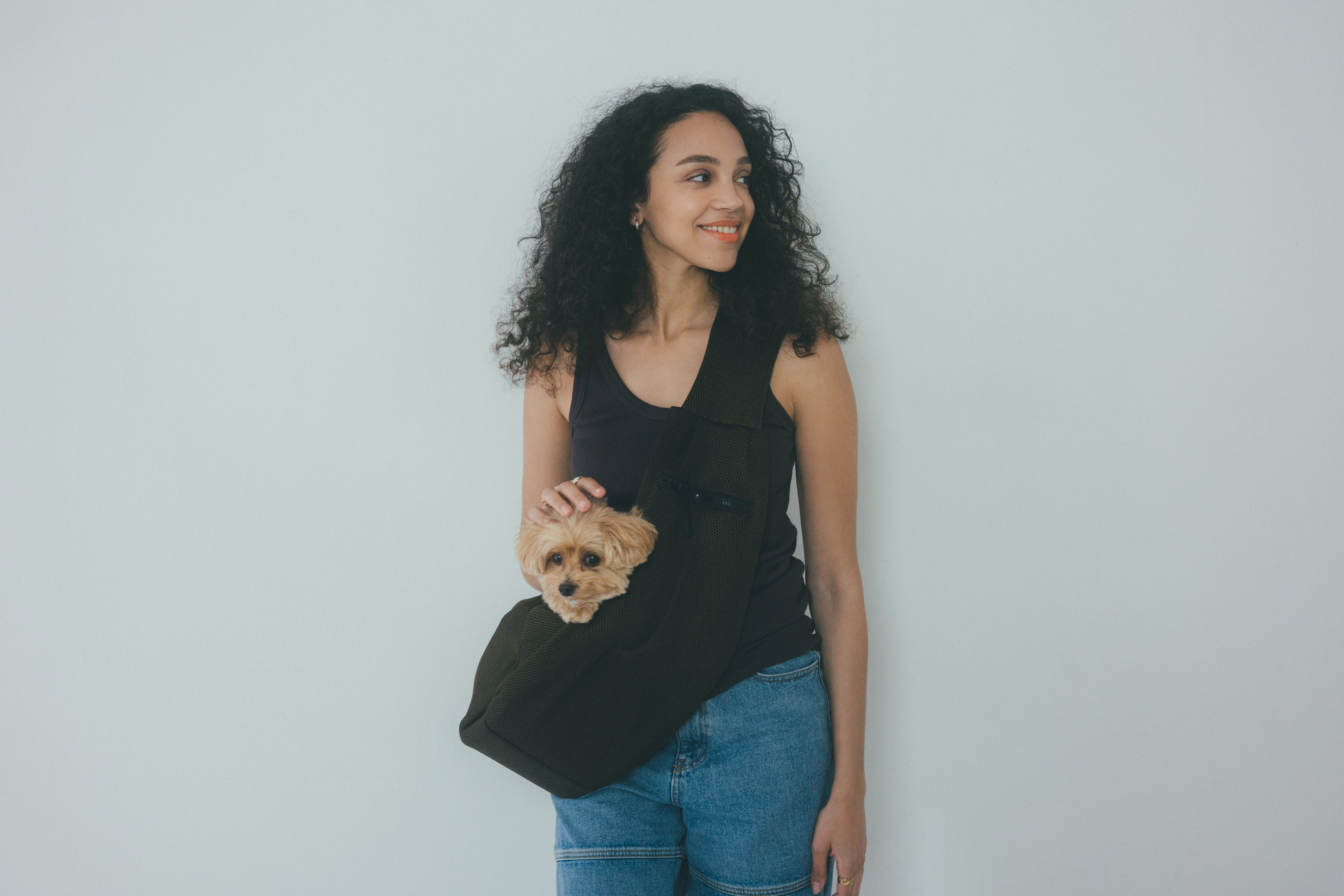 MATIE(メイティ)/ メッシュスリングバッグ・ペットキャリーバッグ