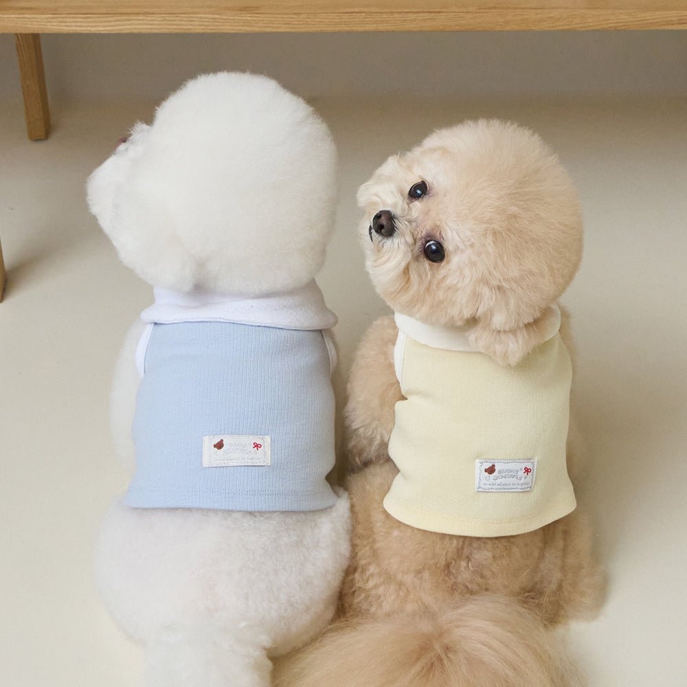 BENNYS(べニーズ) Bow Collar Crop T-shirt (イエロー)