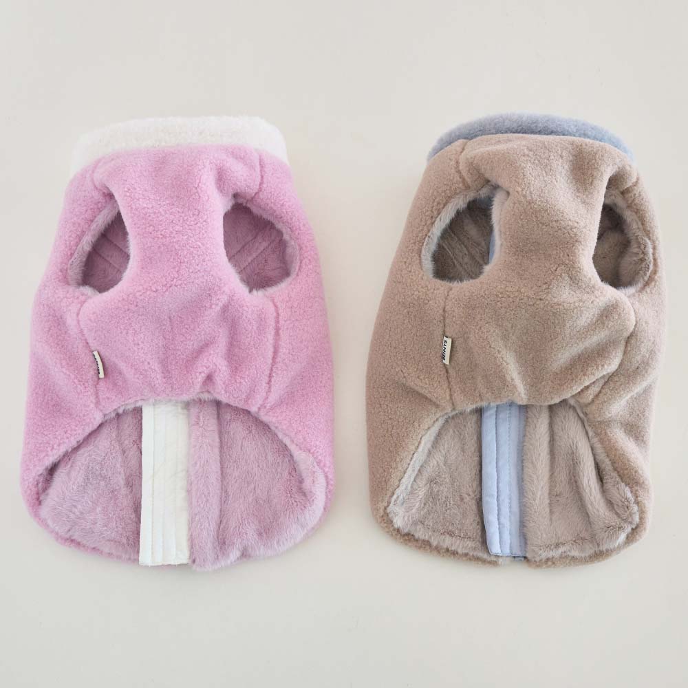 BENNYS(べニーズ)  ファジー ハーネス ジャンパー(ベージュ)