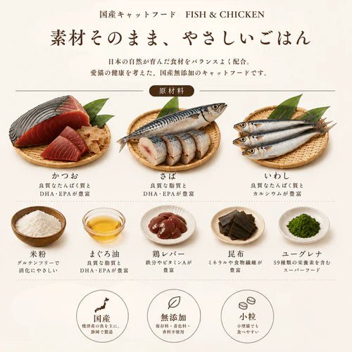 [Subscription] Fish & Chicken 900g (formerly: Bonito & Chicken Meal)