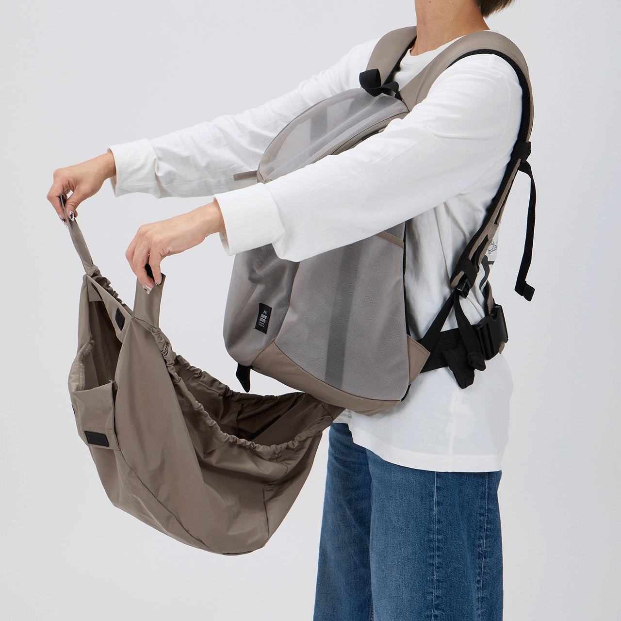 MANDARINE BROTHERS(マンダリンブラザーズ)  MESH WINSTON HUG BAG メッシュウィンストンハグバッグ