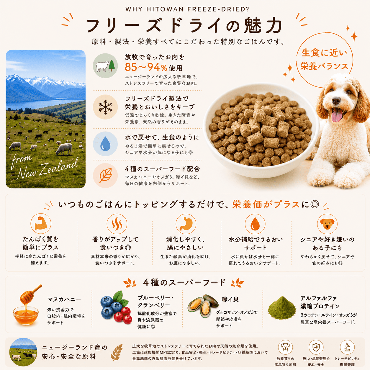 【初回限定】トッピング 体験 セット①｜ドライフード&フリーズドライ 送料無料