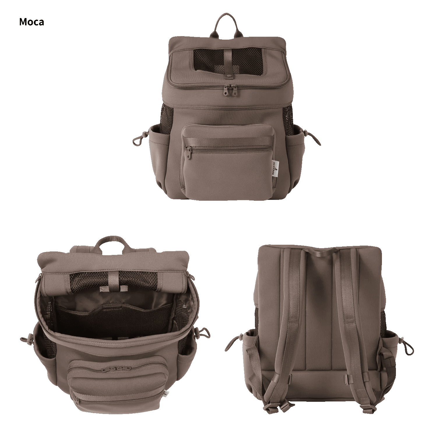 【CITYDOG】ネオプレーンバックパックキャリーMサイズ モカ CITYDOG (シティードッグ)｜ネオプレーンバックパックキャリー リュック