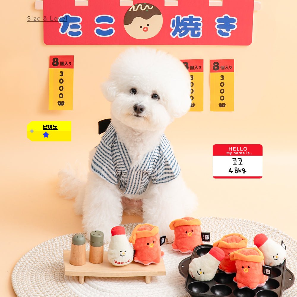 BITE ME (バイトミー) たこ焼きボール | 音が鳴るおもちゃ