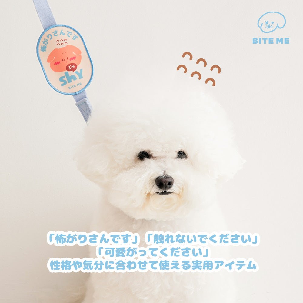 biteme (バイトミー) お散歩メッセージワッペン