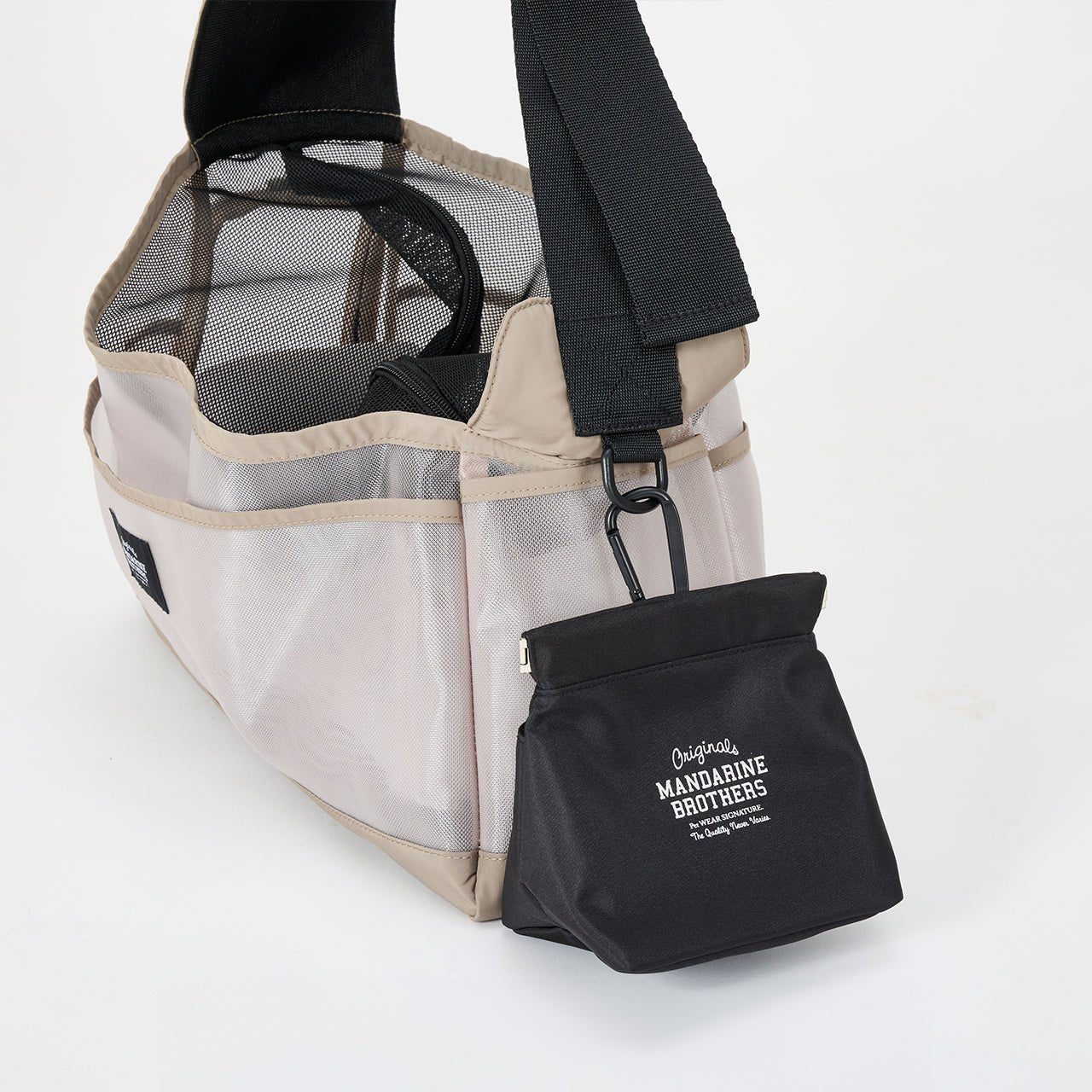 MANDARINE BROTHERS(マンダリンブラザーズ) Mesh Shoulder Bagメッシュ