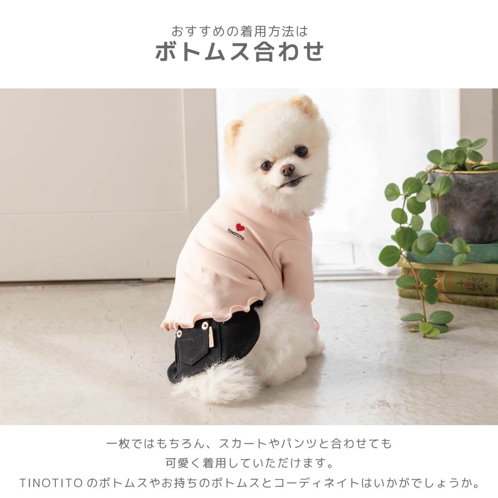 TINOTITO(ティノティート)  ワンポイントメローTシャツ